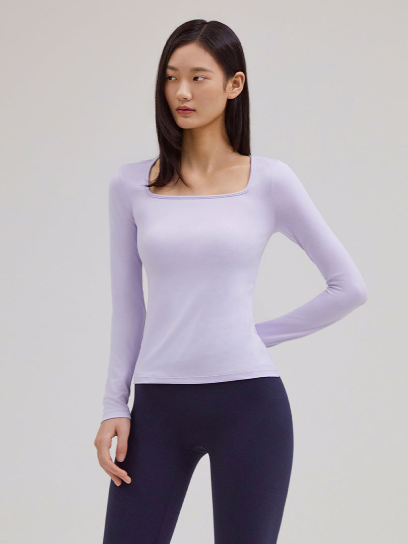 OUTLET] airtouch スクエアネックTシャツ (長袖) – andar JAPAN