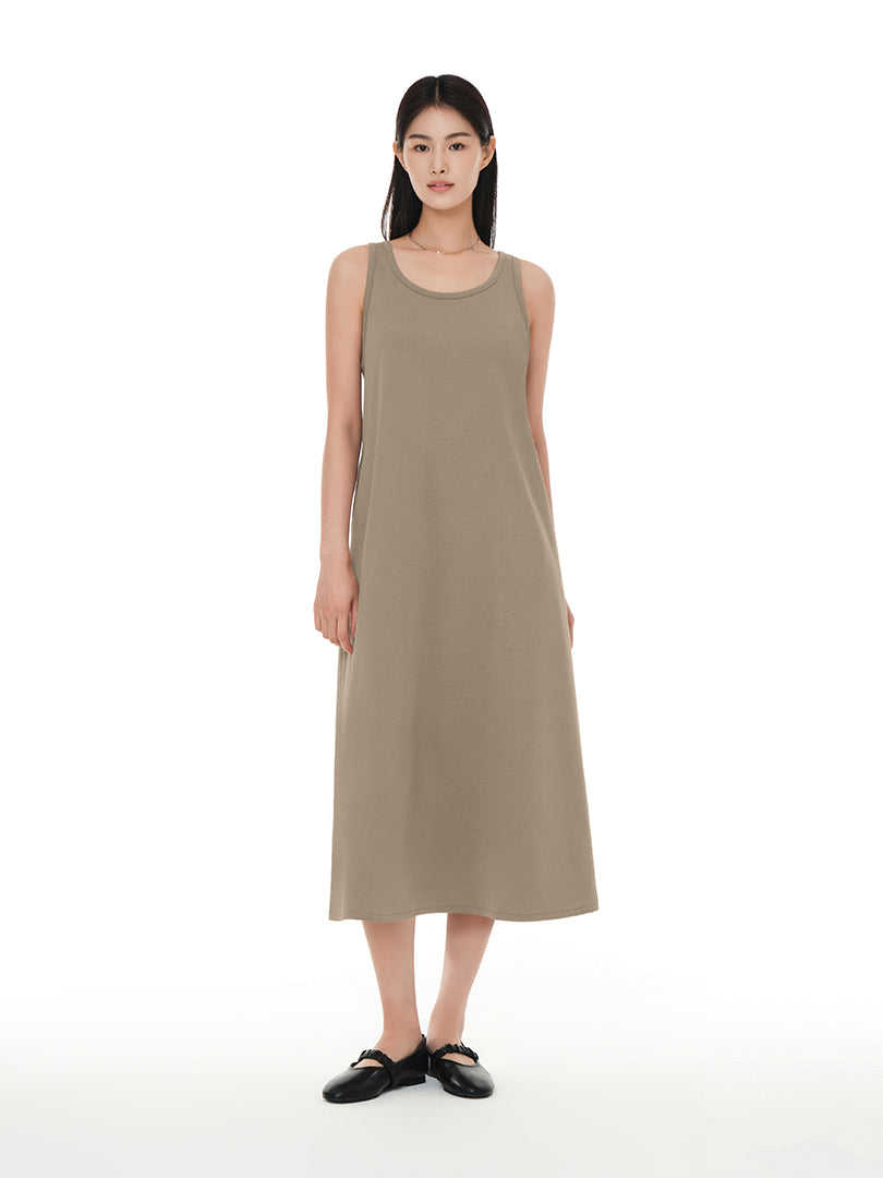 新品未使用！アンダール　Airy すっきりAラインワンピース M Airy すっきりAラインワンピース | andar JAPAN