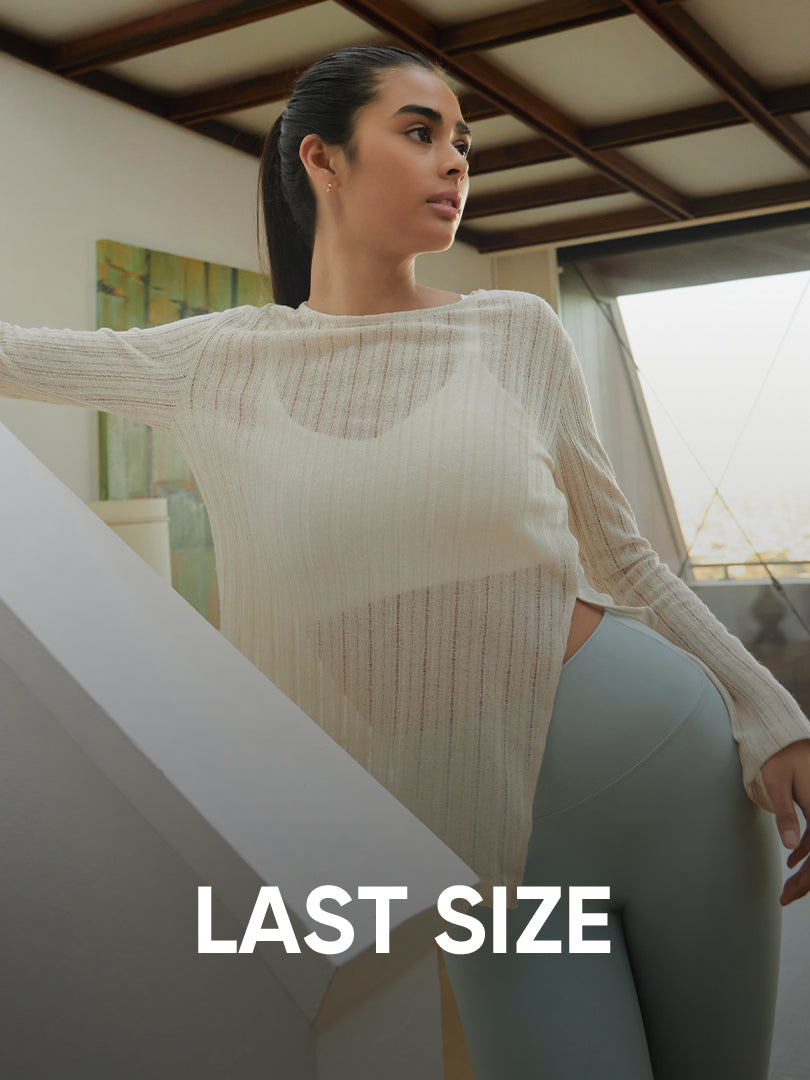 LAST SIZE] シースルー ニット カバーアップ (長袖) | andar JAPAN