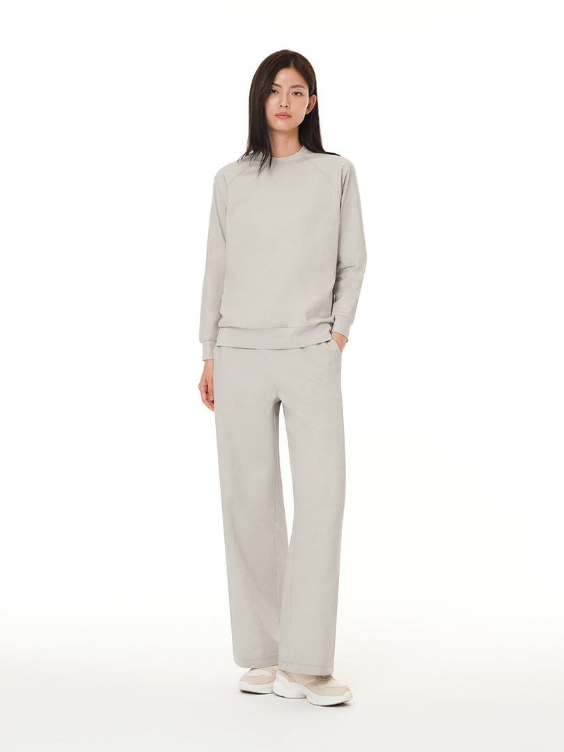 Airy Fit 裏起毛 ワイドパンツ | andar JAPAN