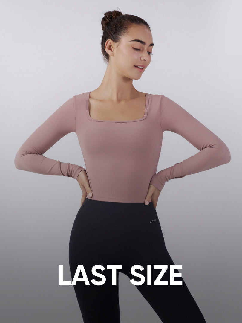 LAST SIZE] Relair スクエアネック 長袖 Tシャツ (カップ付き) | andar