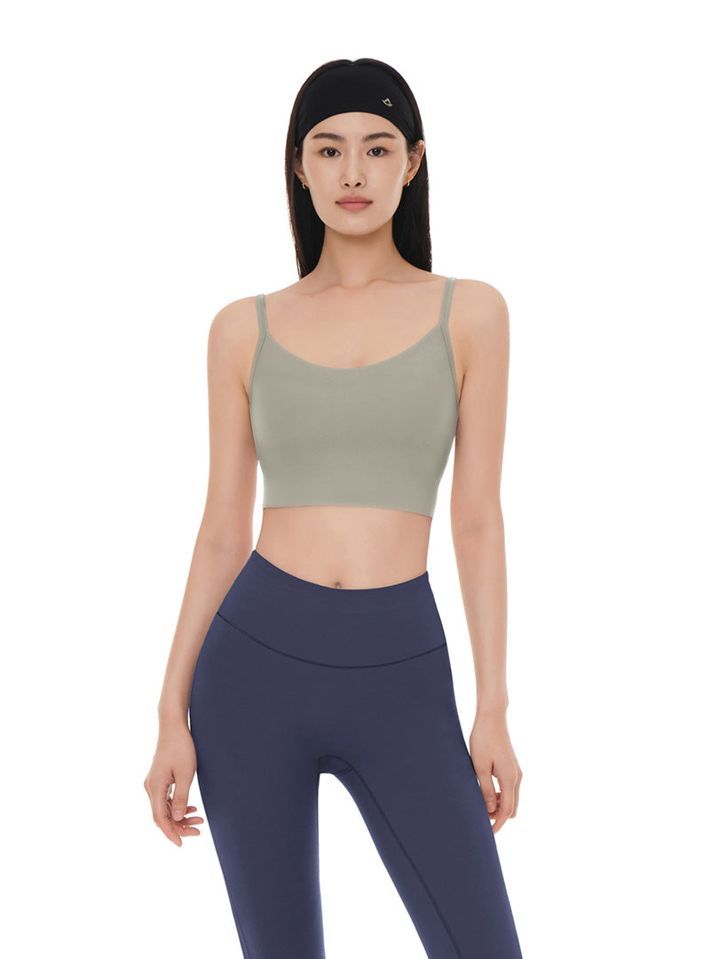 Airexpert Yバック クロップド スポーツブラ (パッド縫い付け) | andar