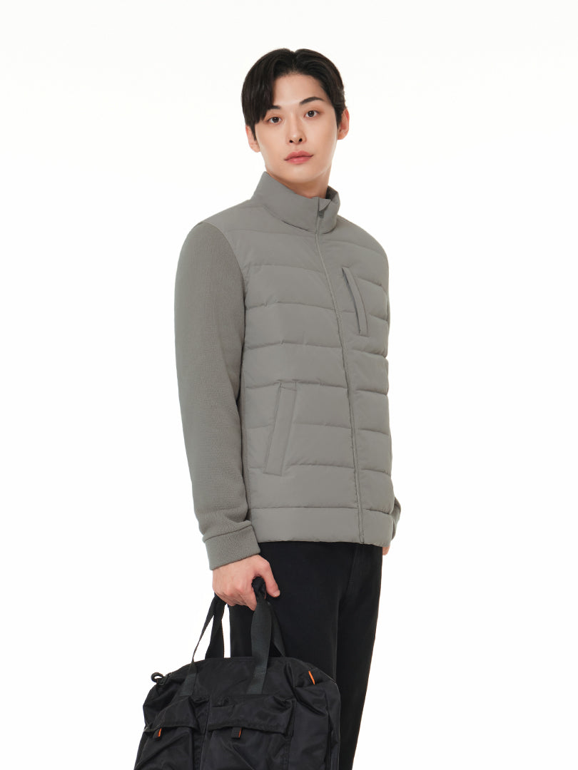 【MUNSINGWEAR】新品　ハイブリッドニットダウンジャケット　メンズ３Ｌ MUNSINGWEAR】新品 ハイブリッドニットダウンジャケット メンズ3L