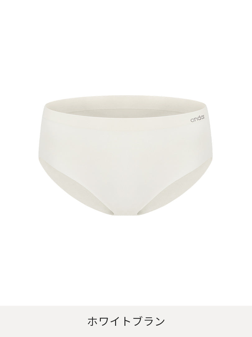 [5+1SET] andar オールデイフィット ブラ (パッド一体型 / 2タイプ選択可)& ショーツ