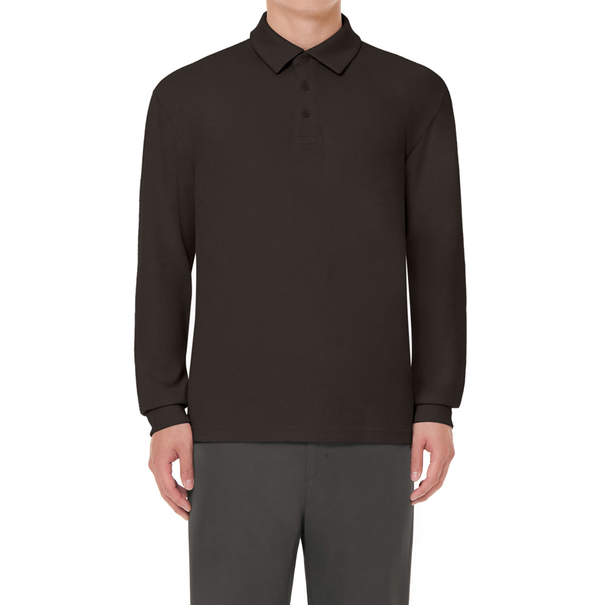 OUTLET] primeknit メンズ ニットポロ (長袖) – andar JAPAN