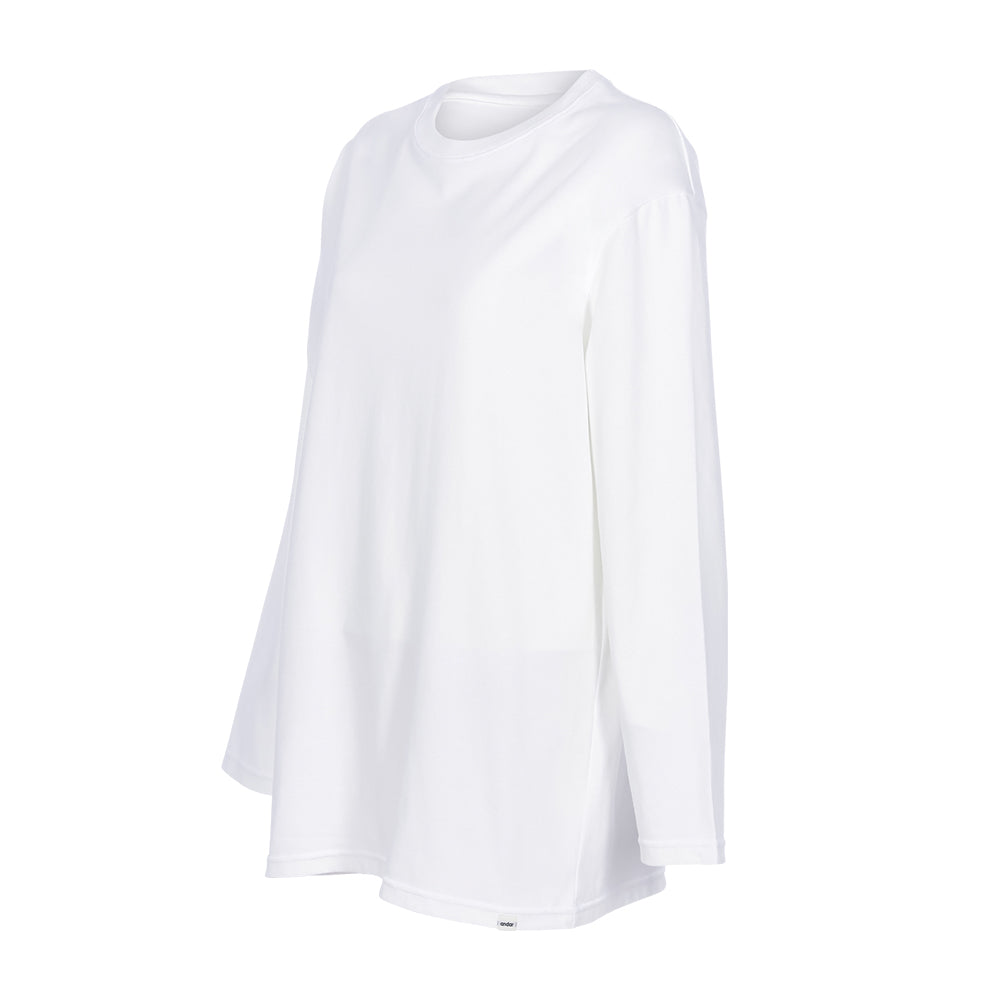エアロコットンオーバーフィットTシャツ（長袖） - andar JAPAN