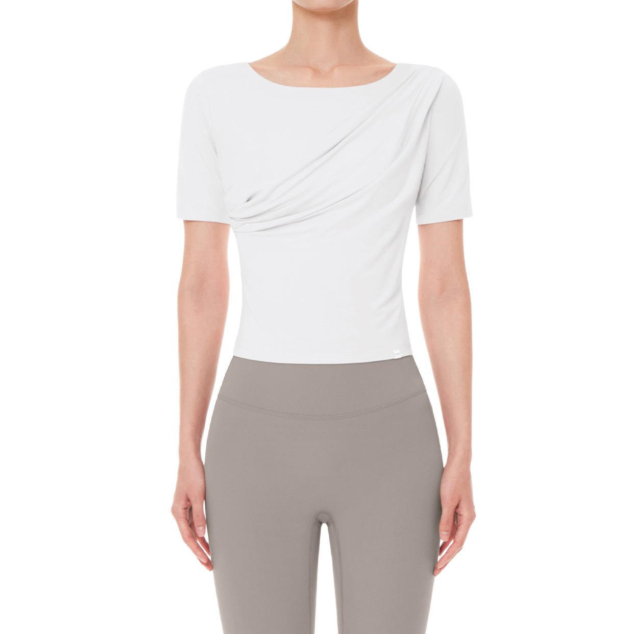 softmodal ドレープトップス (半袖)