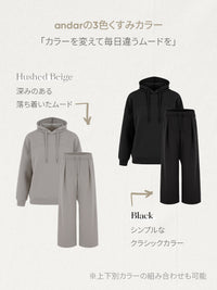 [SET] Mildmooth セットアップ(パーカー＋ワイドパンツ)+シームレスショーツ贈呈