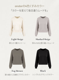 [SET] デイリー通勤セットアップ (Mildmooth スウェット+ Airywin ワイド レギンス)+シームレスショーツ贈呈