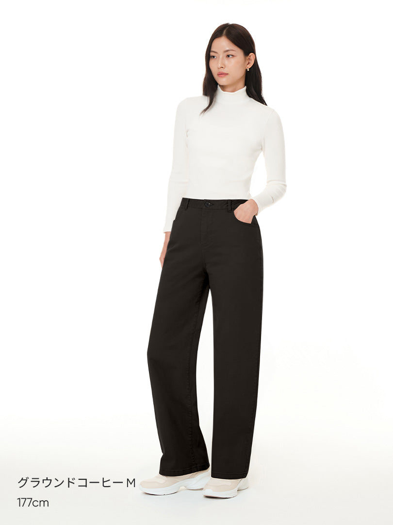 Urban Cotton ストレッチワイドパンツ