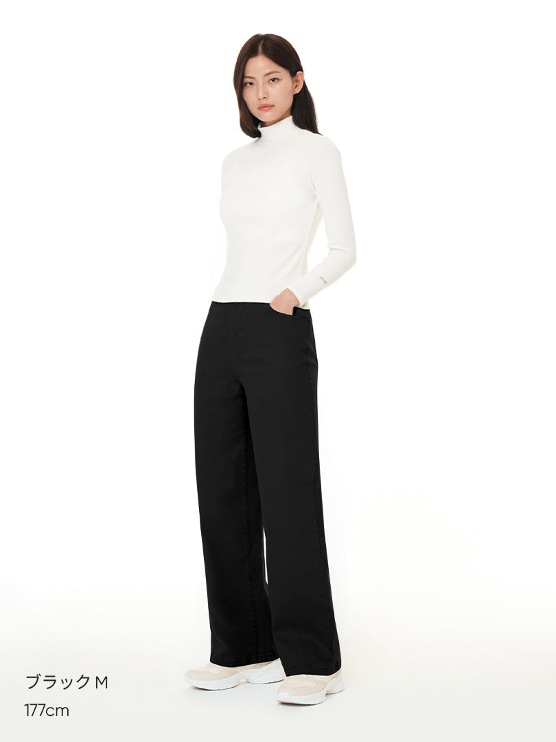 Urban Cotton ストレッチワイドパンツ