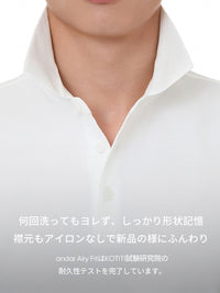 [2SET] NEW Airy Fit メンズ ポロシャツ (長袖)＋クラシックソックス贈呈