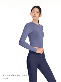 Airtouch ペース クロップド トップス (長袖) - andar JAPAN