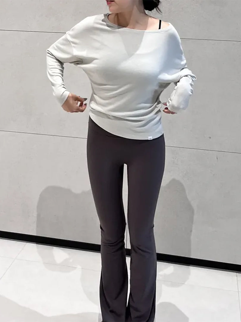 オールデイソフト ボートネックロングスリーブ - andar JAPAN