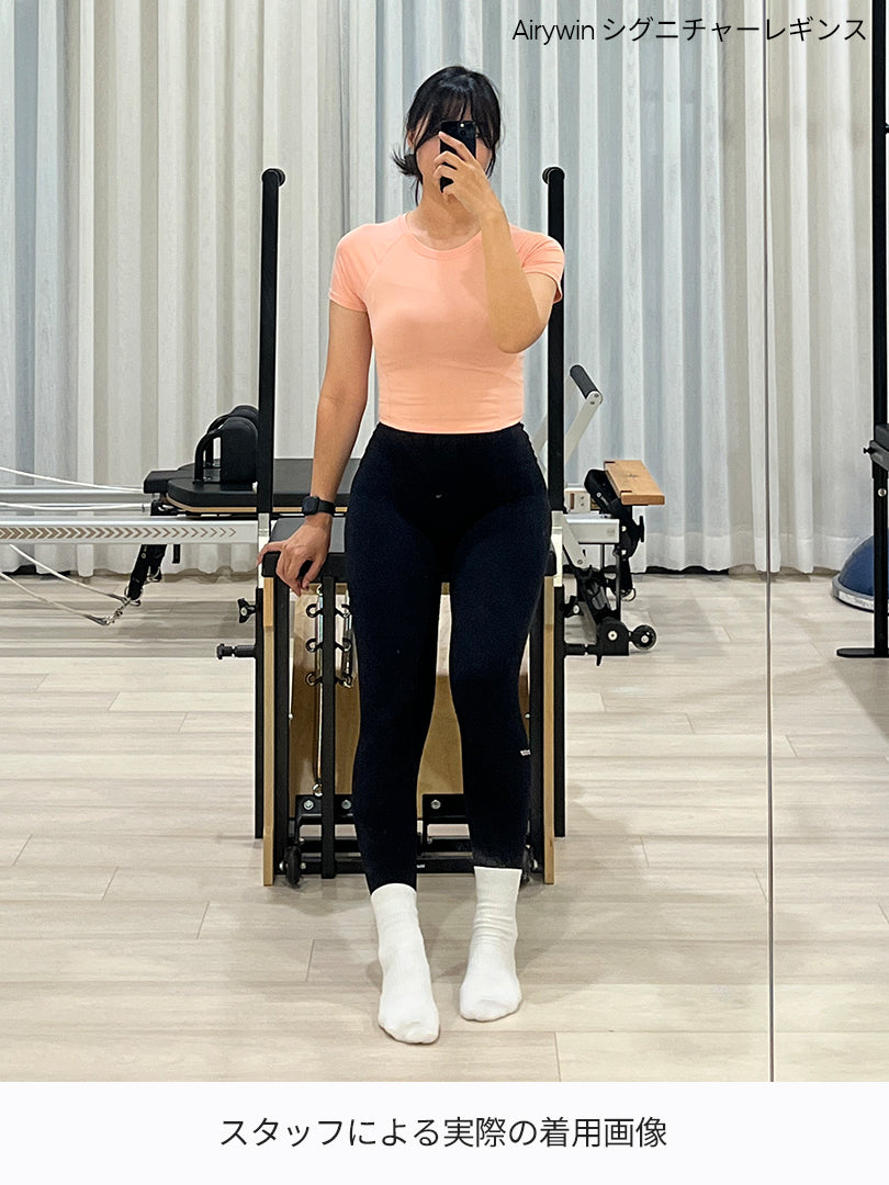 [SET] 初心者All-in-Oneセット(Airywin レギンス＋クロップドトップ＋Tシャツ＋シームレスショーツ)＋5本指ソックス贈呈