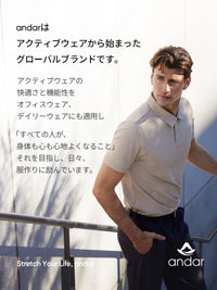 [3SET] NEW Airy Fit メンズ ポロシャツ (半袖)＋シームレスボクサーパンツ贈呈