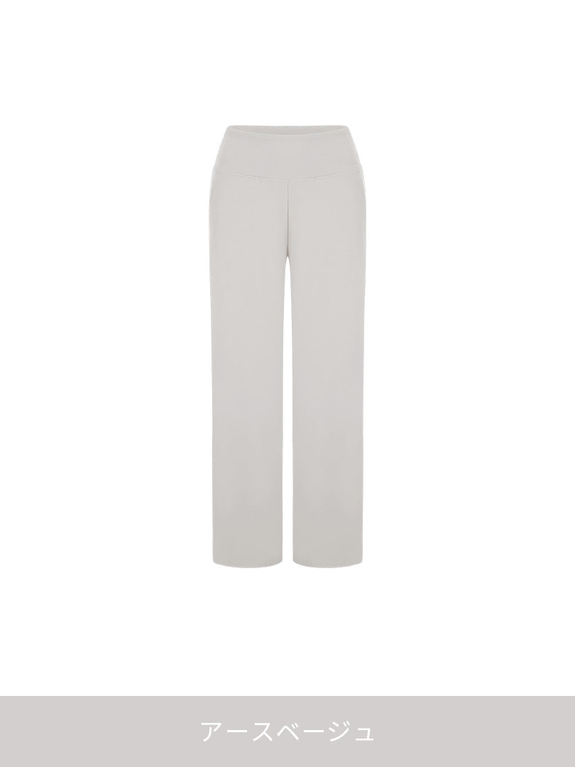 [SET] 上品なオフィスコーデセット(ロングスリーブ+Airywin ワイド レギンス) - andar JAPAN