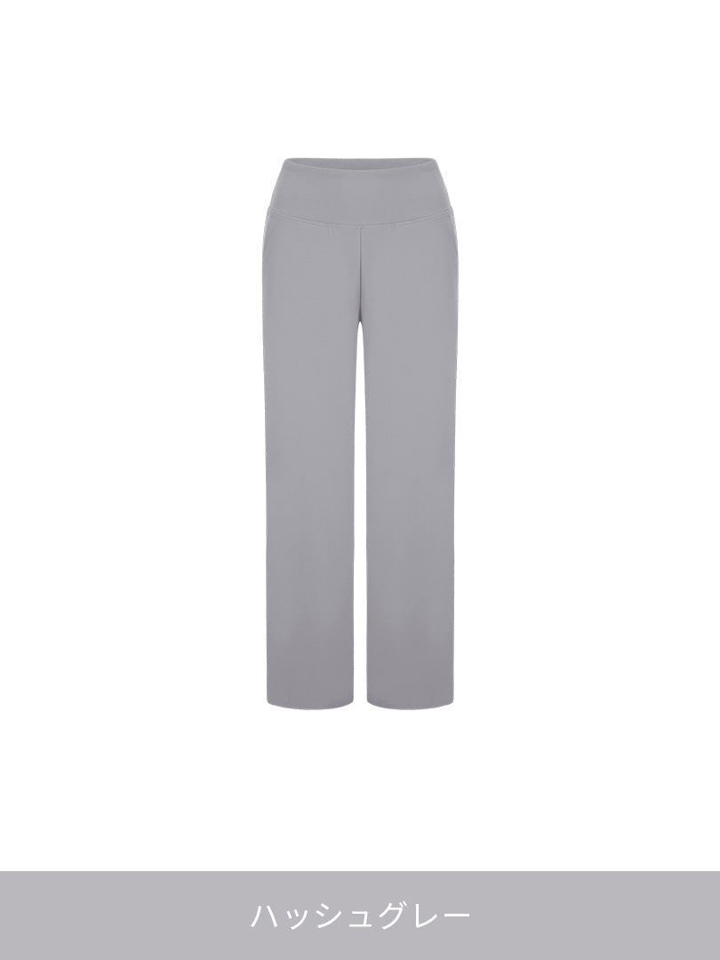 [SET] 上品なオフィスコーデセット(ロングスリーブ+Airywin ワイド レギンス) - andar JAPAN