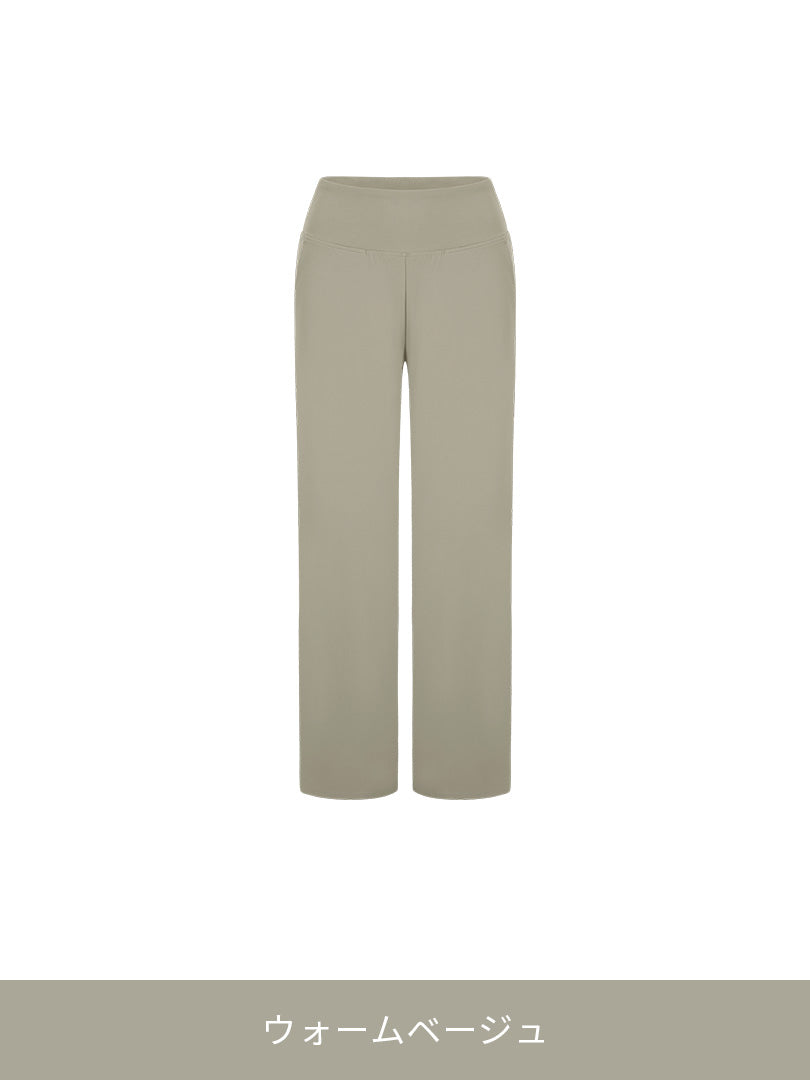 [SET] デイリー通勤セットアップ (Mildmooth スウェット+ Airywin ワイド レギンス)+シームレスショーツ贈呈 - andar JAPAN