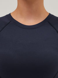 Airtouch ペース クロップド トップス (長袖) - andar JAPAN