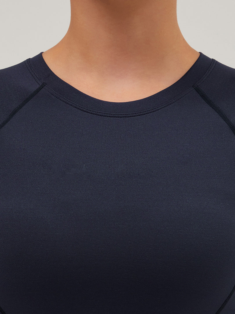 Airtouch ペース クロップド トップス (長袖) - andar JAPAN