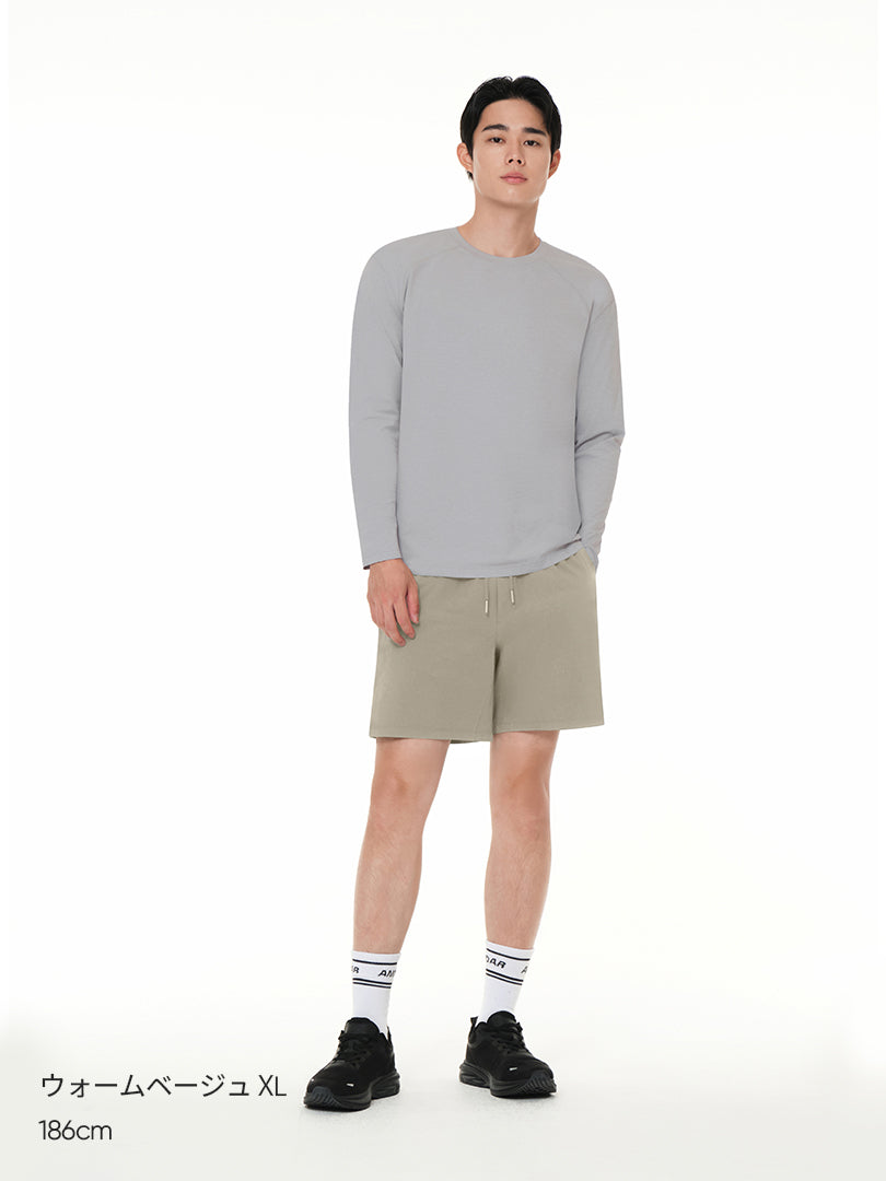 [SET] メンズ andar パフォーマンスレギンス＋ハーフパンツセット (Airst ショーツ＋Airywin レギンス)