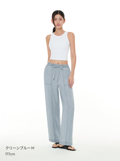Ice Tencel デニムワイドパンツ - andar JAPAN