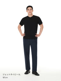 メンズ ビジカジセットアップ (Urbanactive 1タックスラックス＋Airy Fit ポロシャツ 長袖) ＋クラシックソックス贈呈