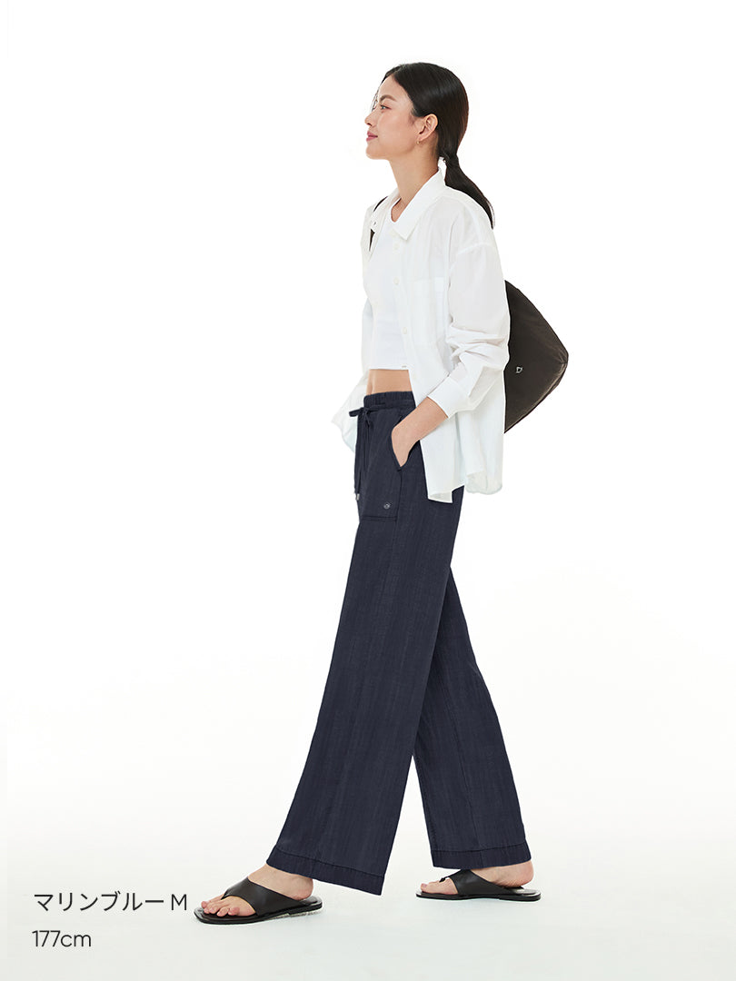 Andar Models icetencel デニム ワイドパンツ – andar JAPAN