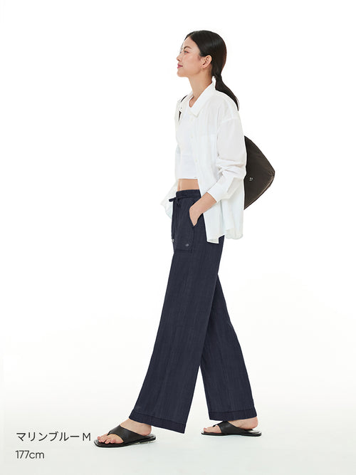 Ice Tencel デニムワイドパンツ - andar JAPAN