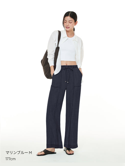 Ice Tencel デニムワイドパンツ - andar JAPAN
