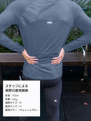 Wave Breath メンズ ランニングTシャツ (長袖) - andar JAPAN