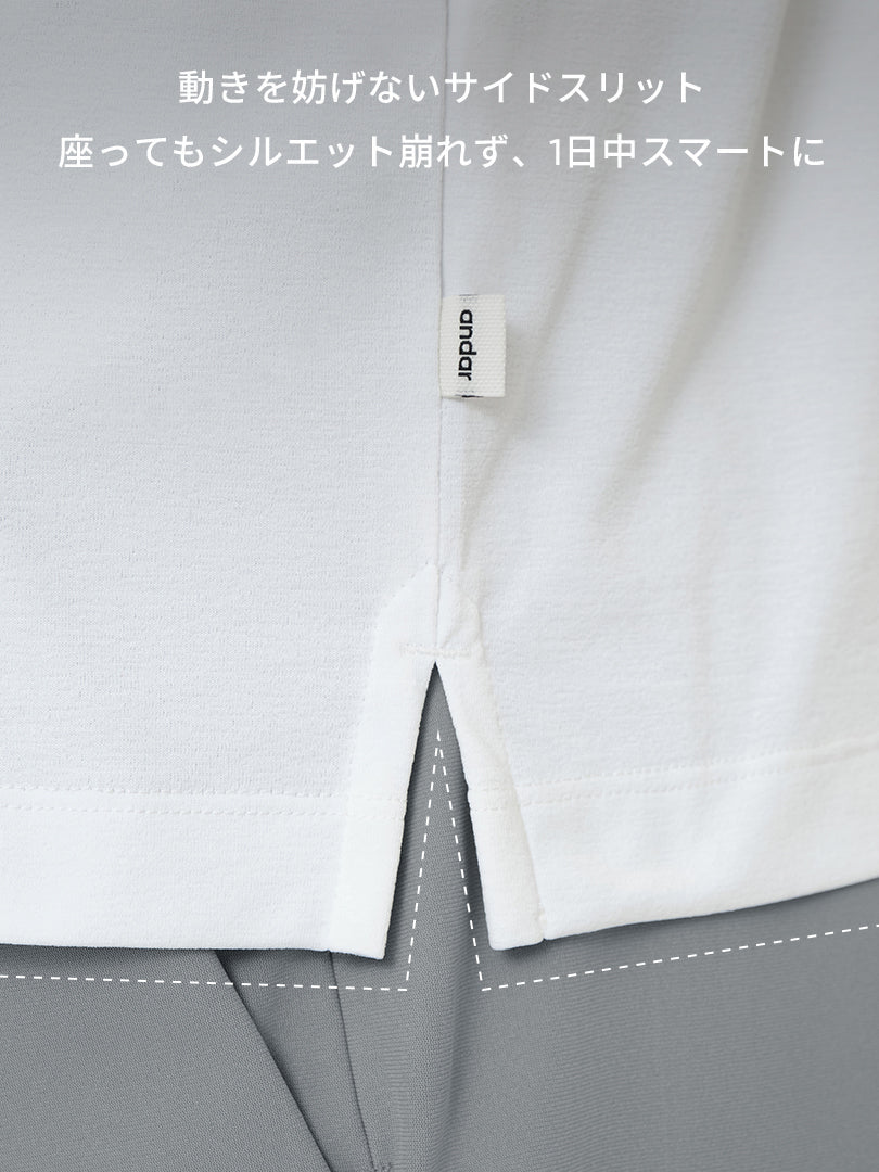 [2SET] NEW Airy Fit メンズ ポロシャツ (長袖)＋クラシックソックス贈呈