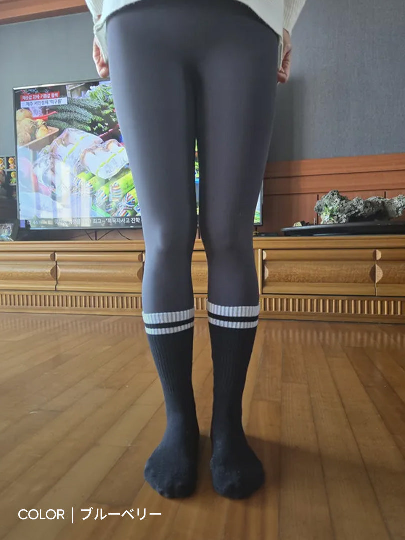 [SET] 冬のカバーアップセット(Airy Fit 裏起毛 ワイドパンツ+Airywin 裏起毛 レギンス) - andar JAPAN