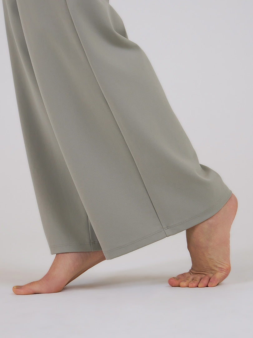 [SET] 上品なオフィスコーデセット(ロングスリーブ+Airywin ワイド レギンス) - andar JAPAN