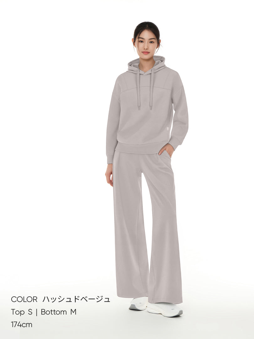 [SET] Mildmooth セットアップ(パーカー＋ワイドパンツ)+シームレスショーツ贈呈