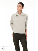 Airy Fit 裏起毛襟付きジップアップ - andar JAPAN