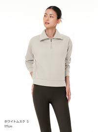 Airy Fit 裏起毛襟付きジップアップ - andar JAPAN