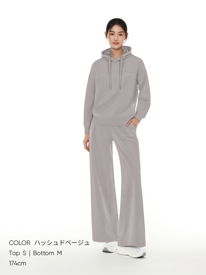 [SET] Mildmooth セットアップ(パーカー＋ワイドパンツ)+シームレスショーツ贈呈
