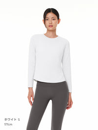 [SET] Airy Fit 裏起毛セットアップ (スリムフィットTシャツ＋ワイドパンツ)