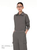Airy Fit 裏起毛襟付きジップアップ - andar JAPAN