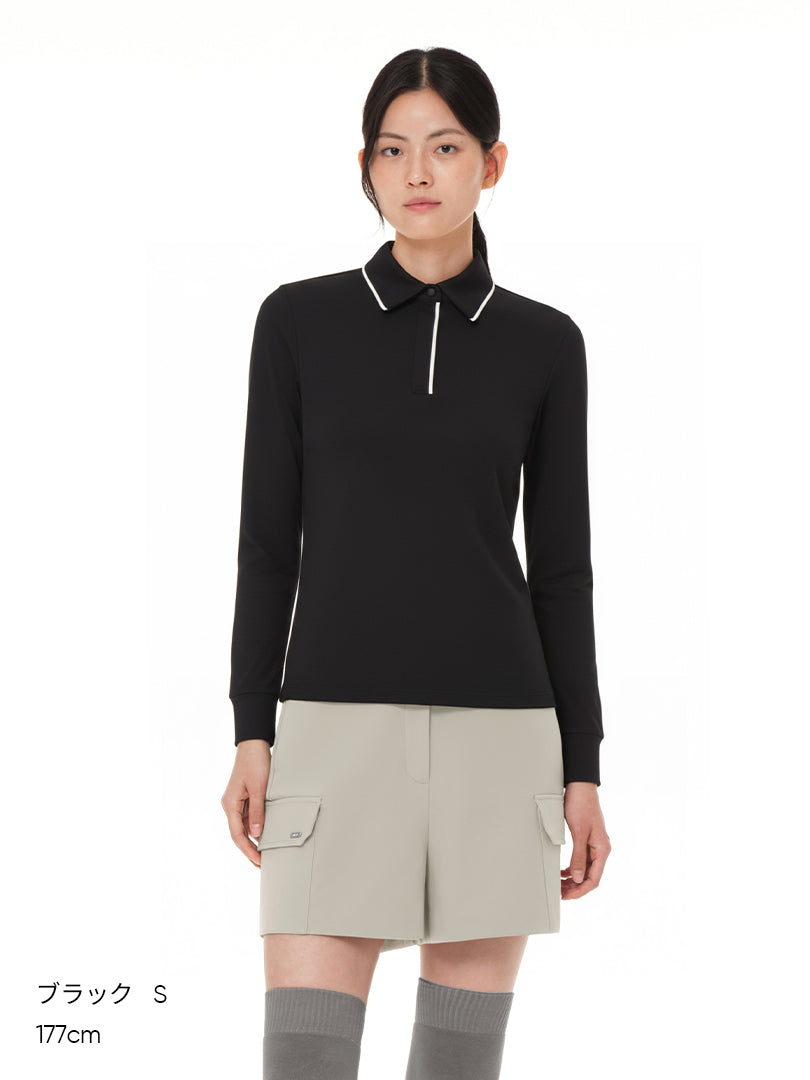 Active Warm プラス ポイント ポロ ロングスリーブ