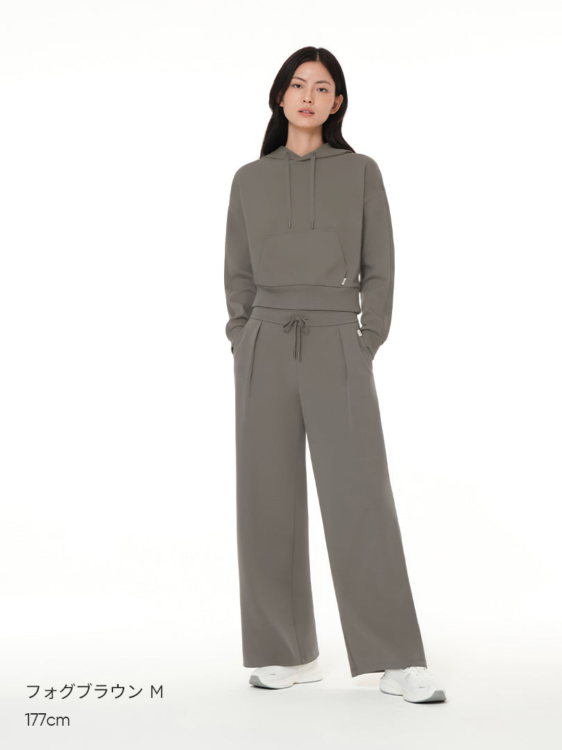 [SET] Mildmooth セットアップ  (ポロスウェット+ワイドパンツ)+シームレスショーツ贈呈 - andar JAPAN