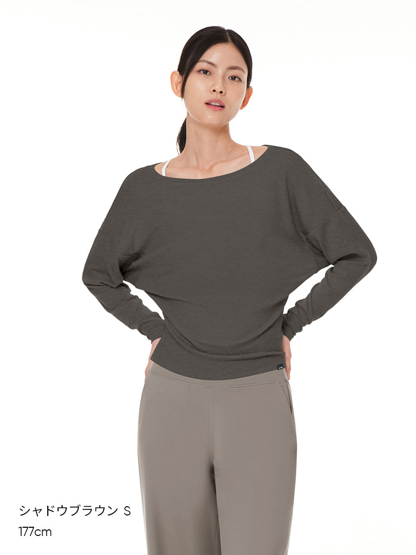 オールデイソフト ボートネックロングスリーブ - andar JAPAN