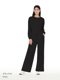 [SET] Mildmooth セットアップ  (ポロスウェット+ワイドパンツ)+シームレスショーツ贈呈