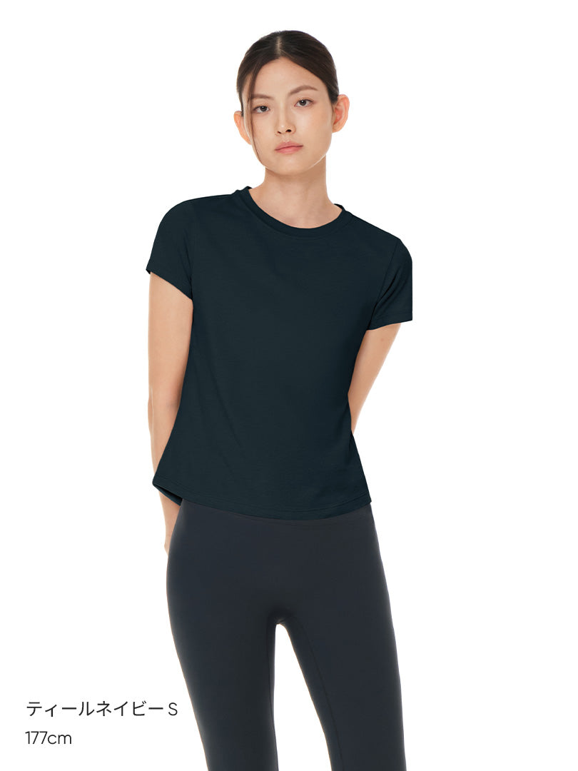 [SET] 着回し抜群コーデ (ワイドレギンス+スリムTシャツ+オールデイフィット ブラ) - andar JAPAN