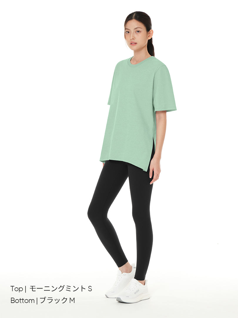 [SET] 初心者All-in-Oneセット(Airywin レギンス＋クロップドトップ＋Tシャツ＋シームレスショーツ)＋5本指ソックス贈呈
