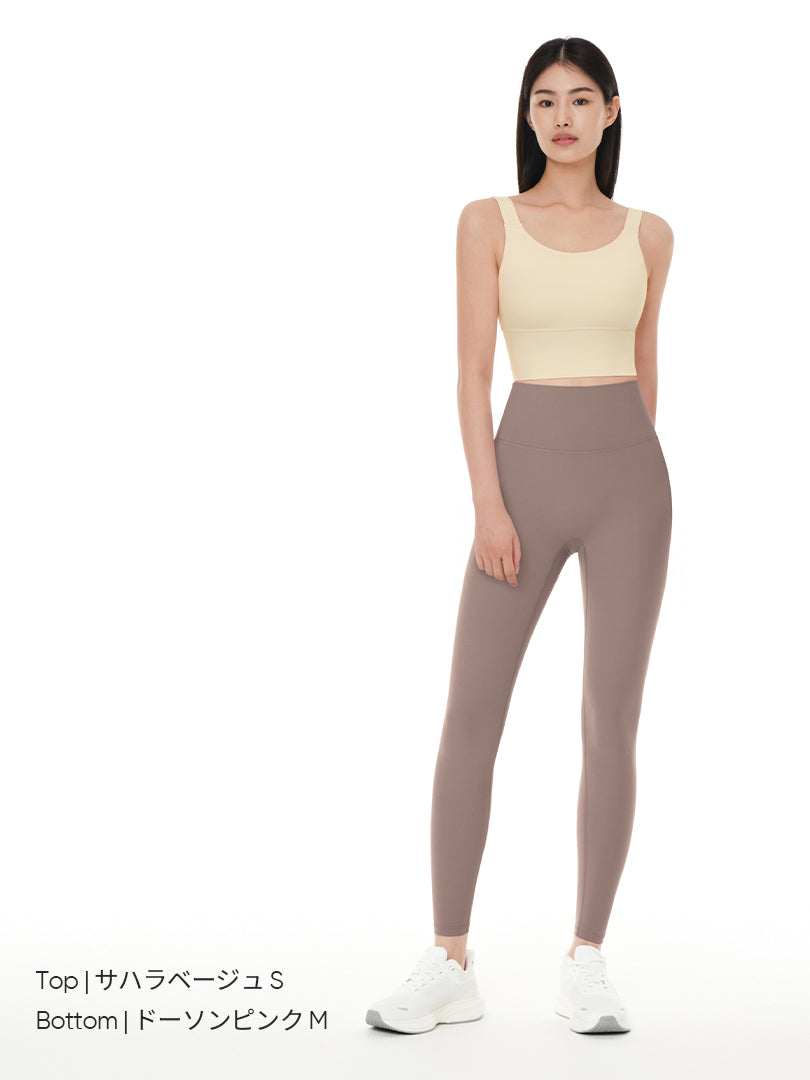 [SET] 初心者All-in-Oneセット(Airywin レギンス＋クロップドトップ＋Tシャツ＋シームレスショーツ)＋5本指ソックス贈呈