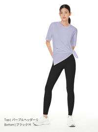 [SET] 初心者All-in-Oneセット(Airywin レギンス＋クロップドトップ＋Tシャツ＋シームレスショーツ)＋5本指ソックス贈呈