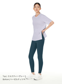 [SET] 初心者All-in-Oneセット(Airywin レギンス＋クロップドトップ＋Tシャツ＋シームレスショーツ)＋5本指ソックス贈呈